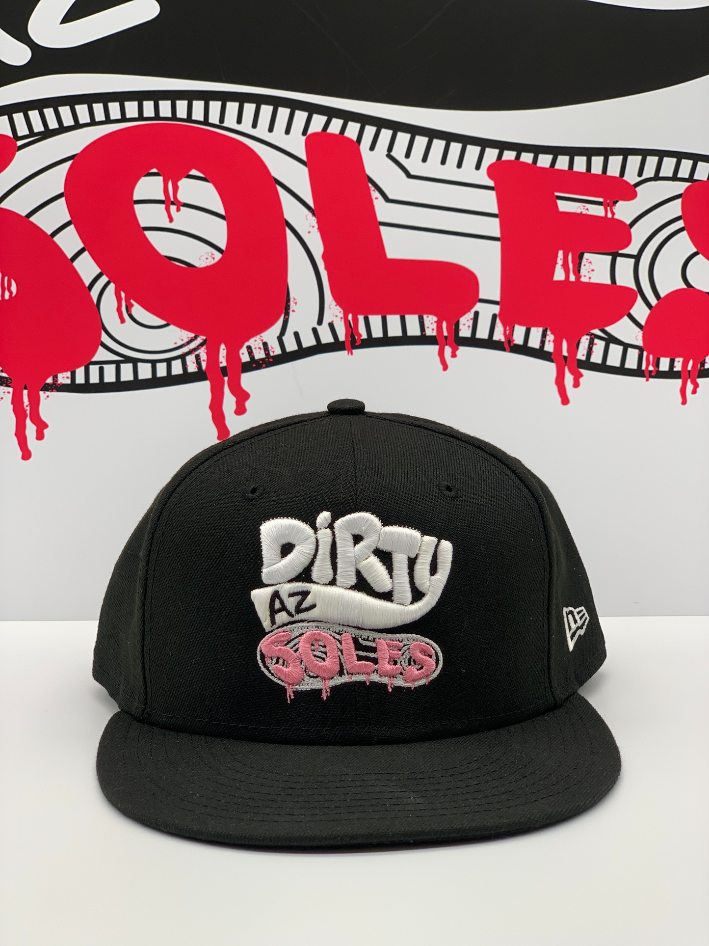 Men's Dirty AZ Soles New Era Black 59FIFTY Fitted Hat