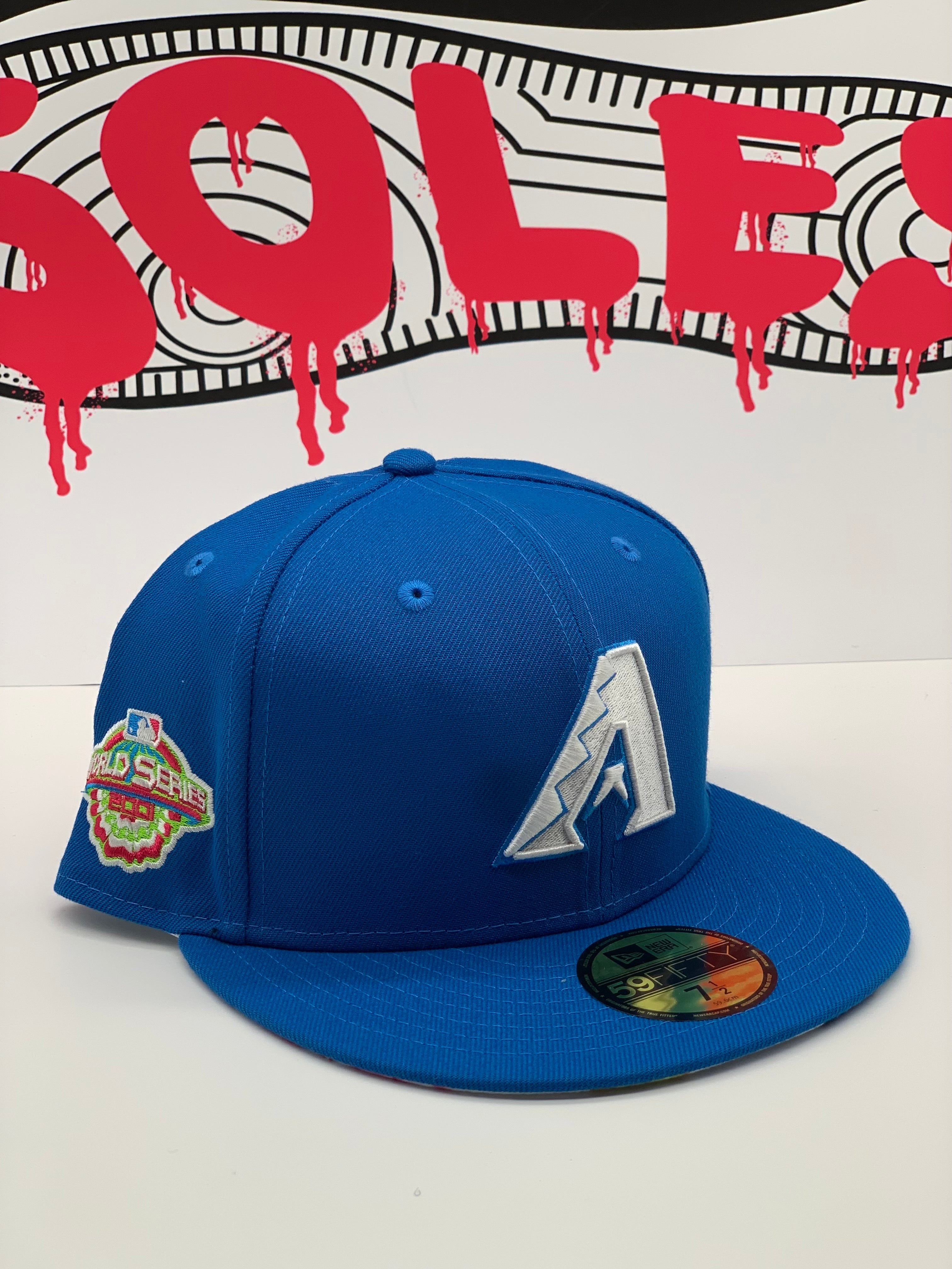 ARIZONA DIAMONDBACKS 2001 WORLD SERIES GREEN PINK BRIM SNAPBACK – Sports  World 165