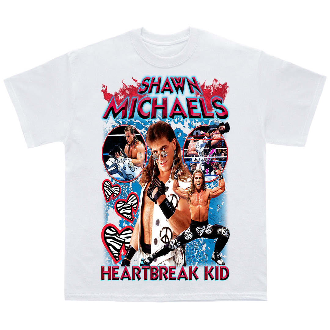 Shawn Michaels Heartbreak Kid T-Shirt - WWE Wrestling Tee