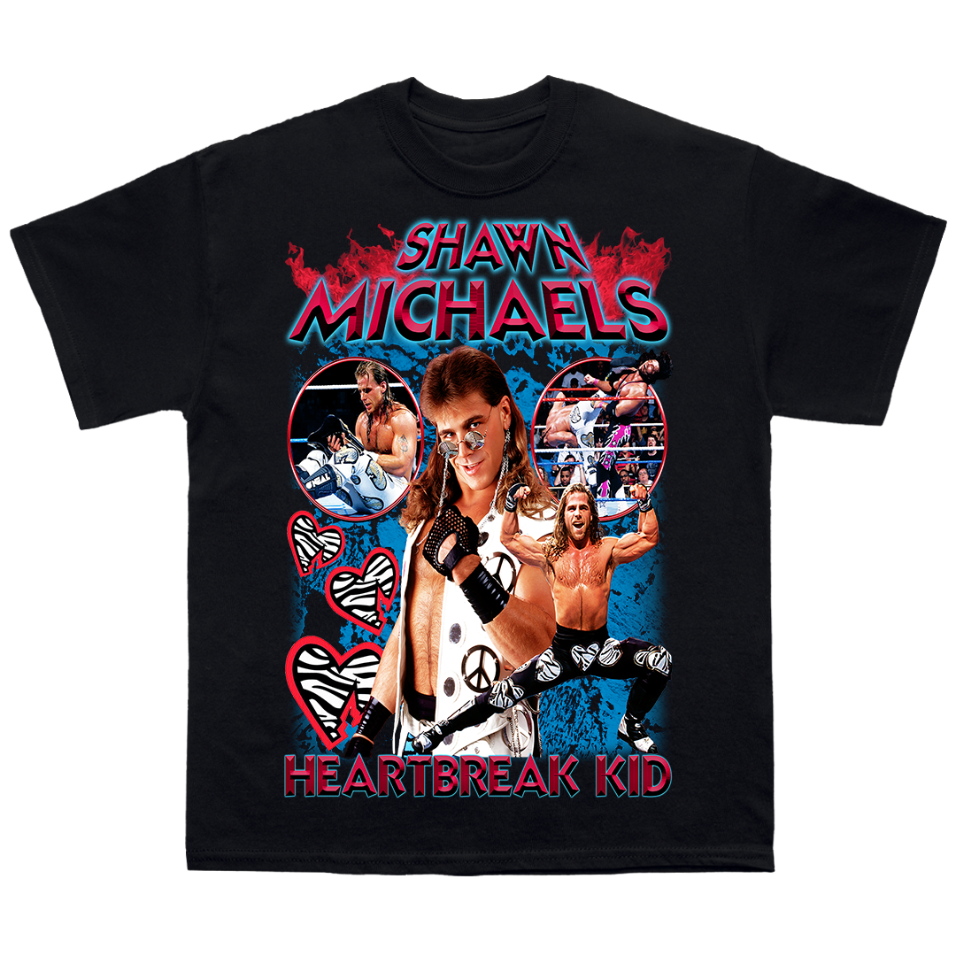 Shawn Michaels Heartbreak Kid T-Shirt - WWE Wrestling Tee
