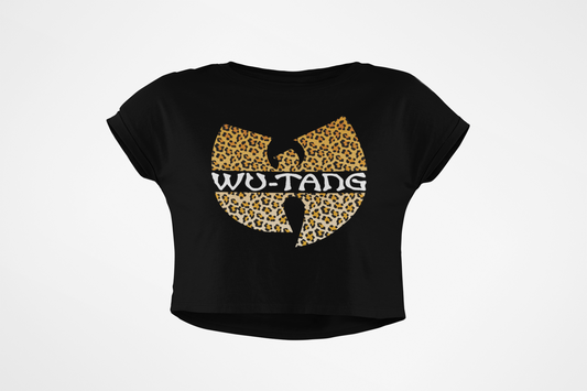 Wild and Wu-Tang: Leopard Print Women's Crop Tee