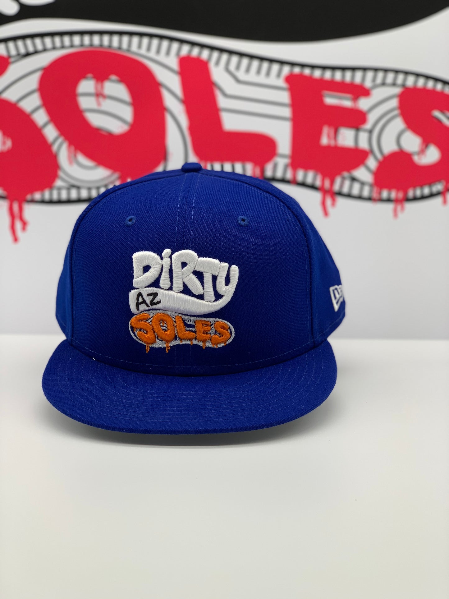 Men's Dirty AZ Soles New Era Royal Blue 59FIFTY Fitted Hat