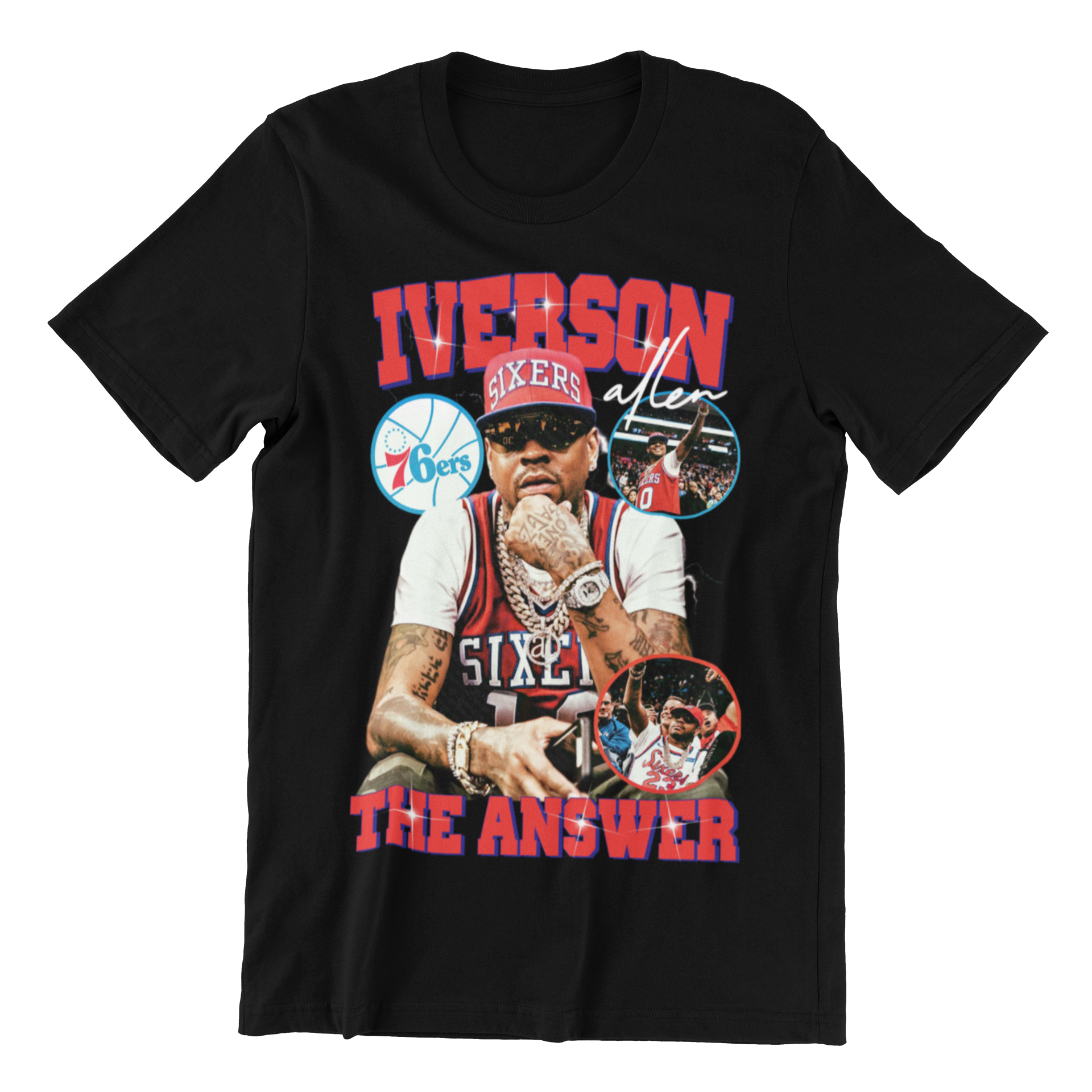 Allen iverson graphic tee top
